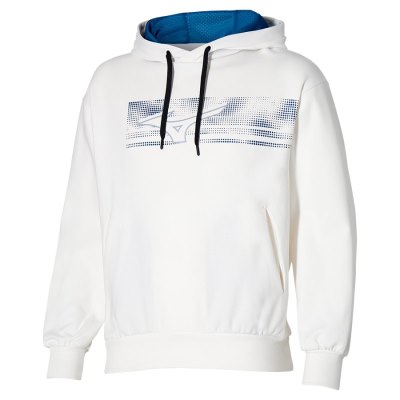 Sudaderas Con Capucha Mizuno Athletics Estampados Hombre Blancos - Chile M240WFMECI